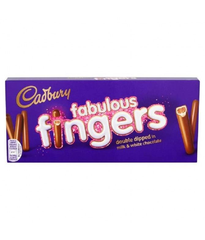 Cadbury Fabulous Fingers Bolacha 110gr Cadbury Fabulous Fingers Bolacha 110gr