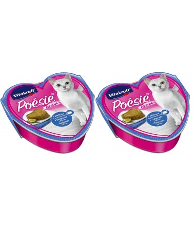 PACK 2 Latinha Poésie Terrina com Peixe e Ovo para Gato Vitakraft