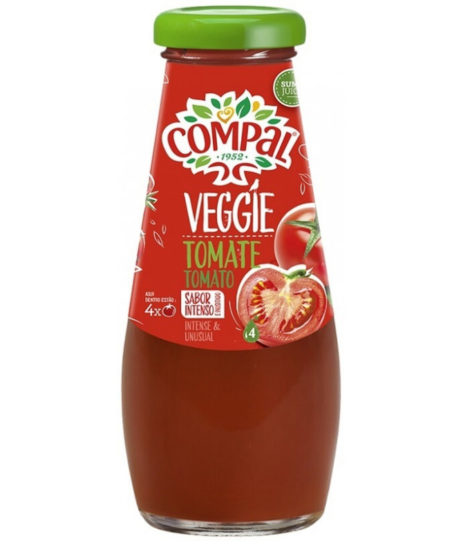 Compal Veggie Zumo Tomate 200ml T