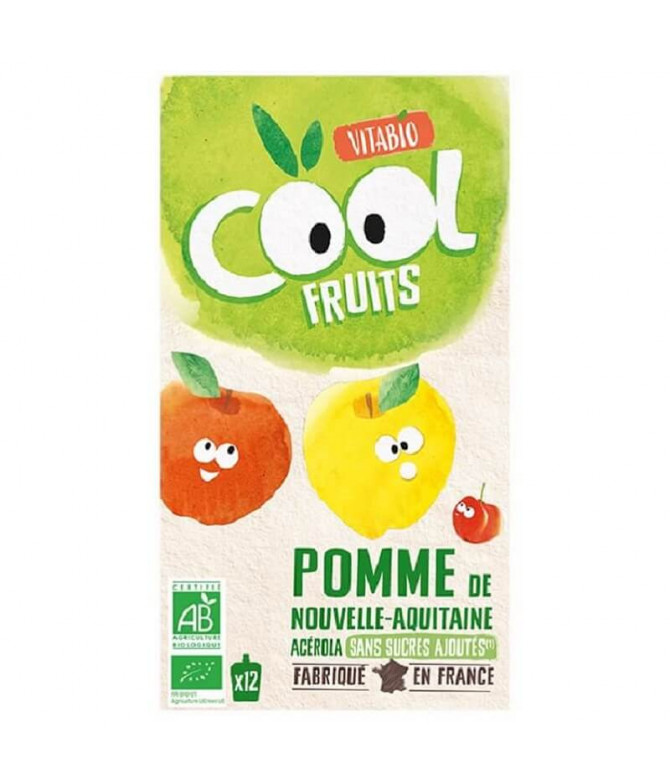 Compra Vitabio Cool Fruits Manzana Bio 12x90gr