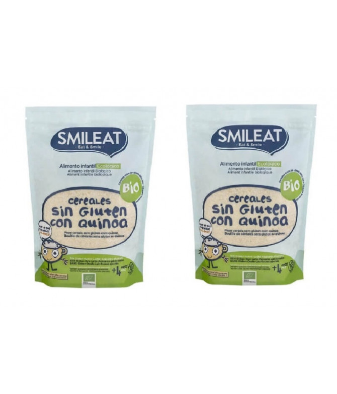 PACK 2 Smileat Papa Cereais Quinoa 200gr PACK 2 Smileat Papa Cereais Quinoa 200gr