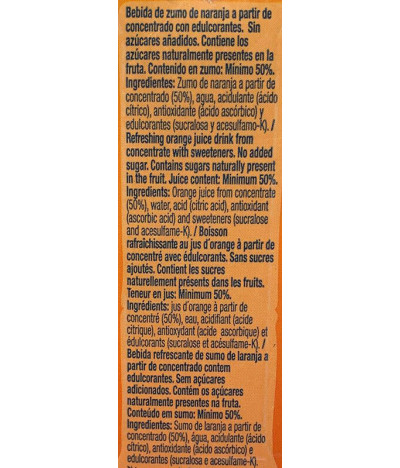 Juver Sumo Laranja 200ml