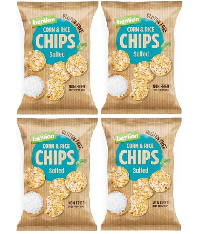 PACK 4 Benlian Mini Tortita Sal 50gr PACK 4 Benlian Mini Tortita Sal 50gr