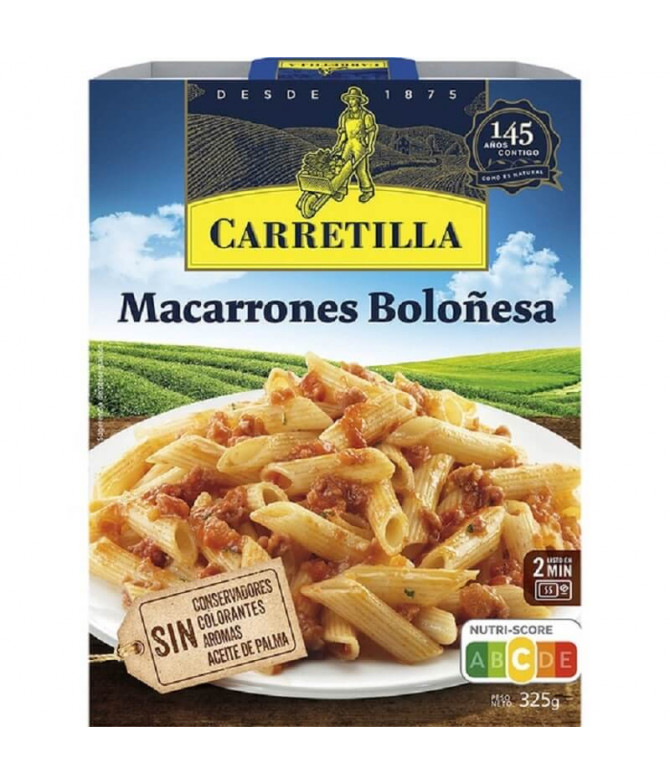 Carretilla Macarrones Boloñesa 325gr T