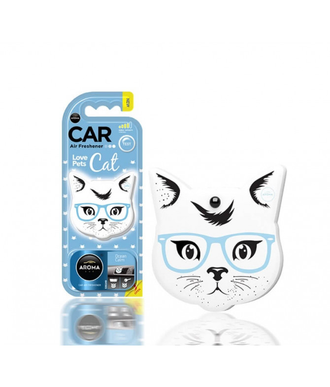 Aroma Car Ambientador Auto Cat Ocean Calm 1un T Aroma Car Ambientador Auto Cat Ocean Calm 1un T