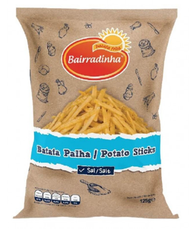 Bairradinha Batata Frita Palha  Larga 125gr T