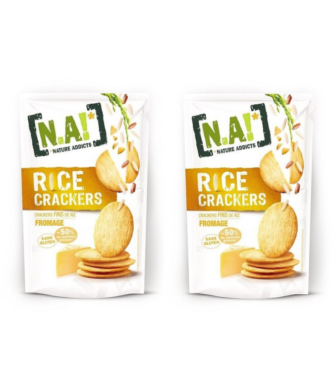 PACK 2 Nature Addicts Cracker Arroz & Queijo 70gr PACK 2 Nature Addicts Cracker Arroz & Queijo 70gr