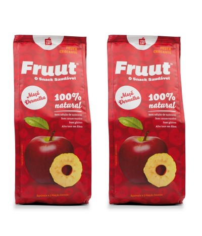 PACK 2 Fruut Snack Chips de Maçã Vermelha 100%