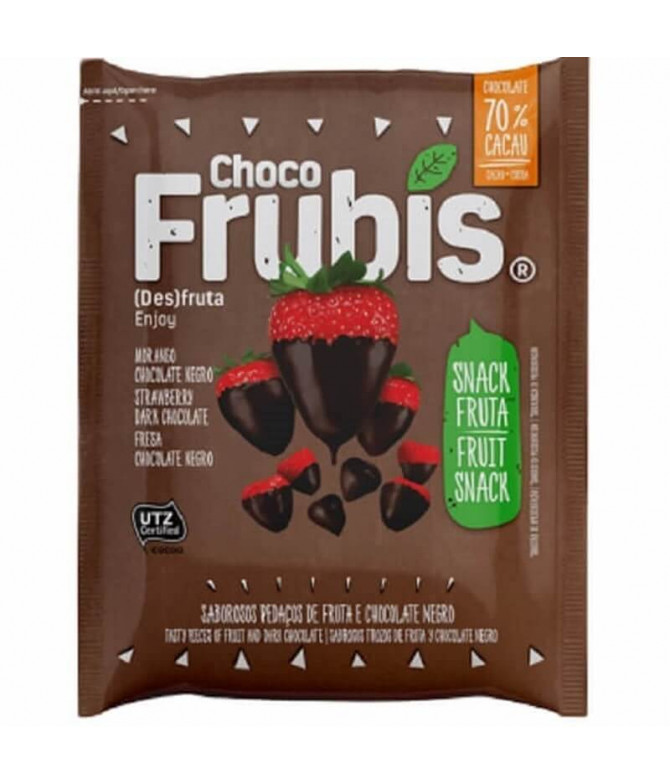 Frubis Morango Chocolate Preto 25gr Frubis Morango Chocolate Preto 25gr