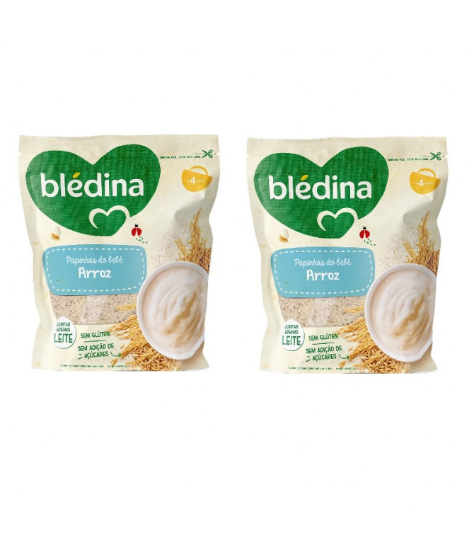 PACK 2 Blédina Papa Arroz 200gr PACK 2 Blédina Papa Arroz 200gr