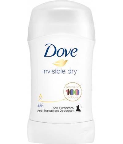 Dove Desodorante Stick Invisible Dry 40ml