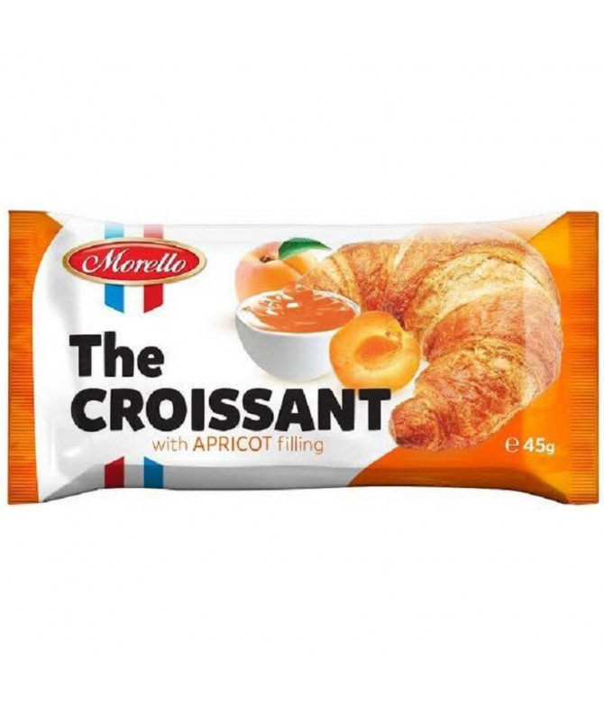 Morello Croissant Recheado Damasco 45gr Morello Croissant Recheado Damasco 45gr