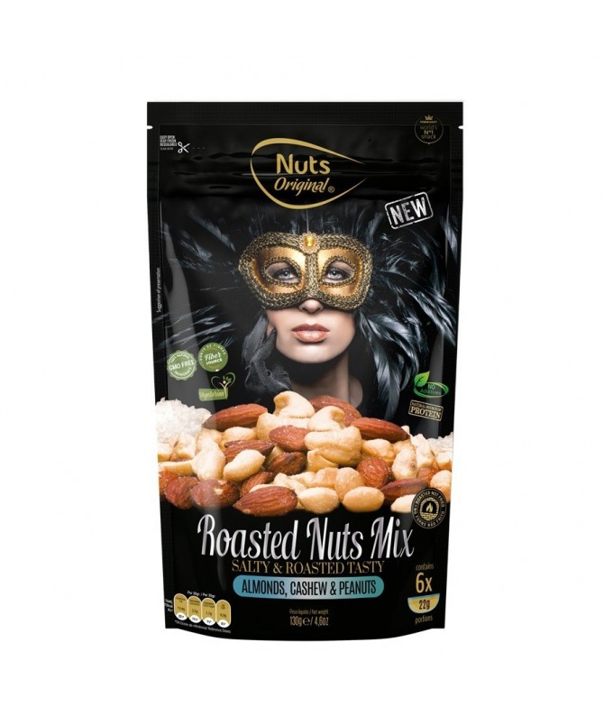 Nuts Original Anacardos, Almendras y Cacahuetes Tostados 130gr Nuts Original Anacardos, Almendras y Cacahuetes Tostados 130gr