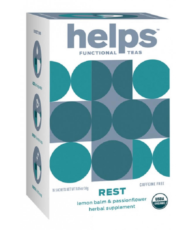 Helps Functional Chá Rest Relax BIO 16un
