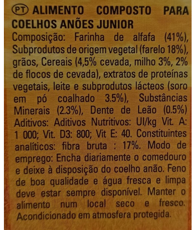 Friskies Optimal Menú Junior Conejo Enano 600gr T