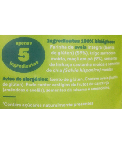 Shine Super Desayuno Kids Avena Manzana BIO 300gr T