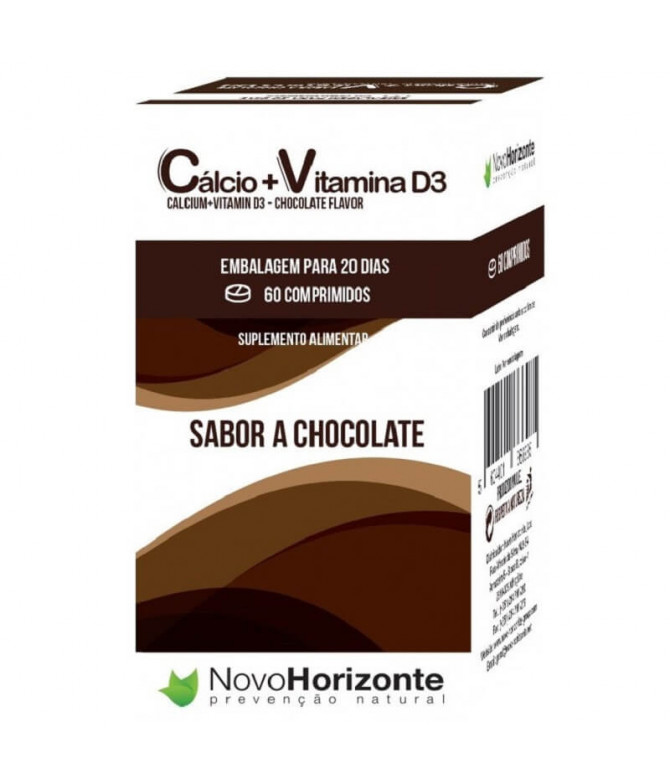 Novo Horizonte Cálcio + Vitamina D3 60un