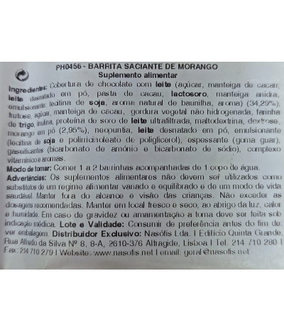 Herbopuntia Barrita Saciante Morango 35gr