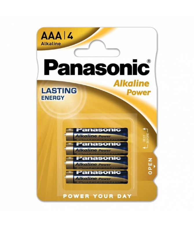 Panasonic Pilas Alkaline Power AAA 4un T