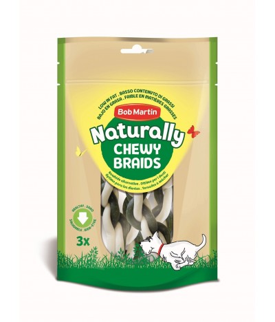 Bob Martin Naturally Trenzado Masticable para Perros