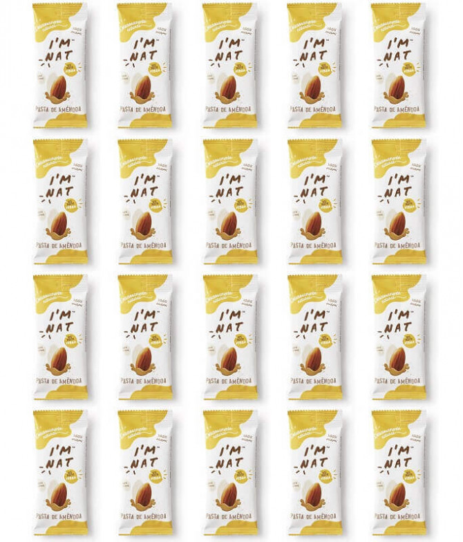 PACK 20 I'm Nat Pasta Amêndoa 30gr PACK 20 I'm Nat Pasta Amêndoa 30gr
