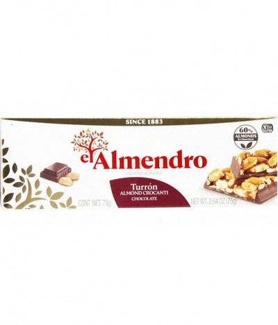 El Almendro Torrão Almendra Chocolate 75gr T
