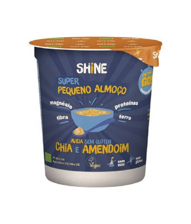 Shine Aveia Chia Amendoim BIO 50gr