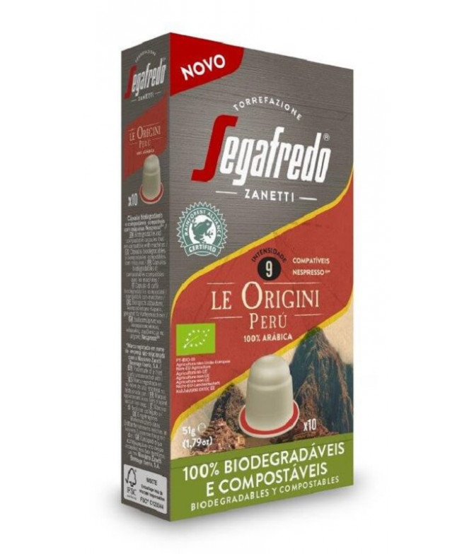 Segafredo Le Origini Perú Comp Nespresso BIO 10un T