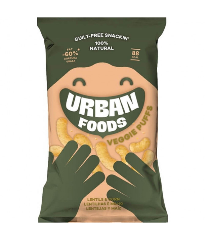 Urban Foods Puffs Vegetales 22gr T