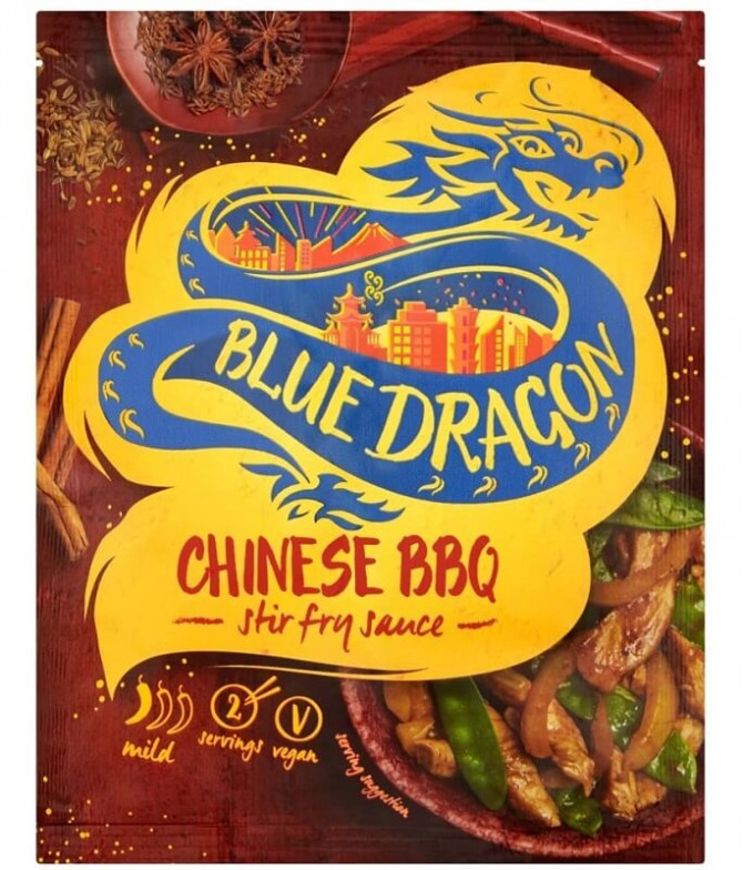 Blue Dragon Salsa Barbacoa China Saltear 120gr T