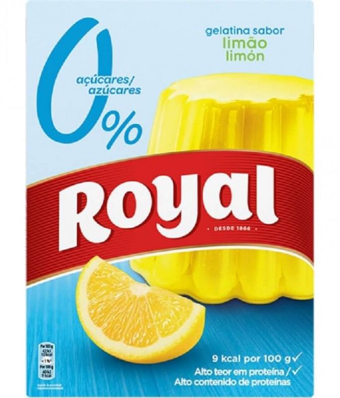 Royal Gelatina Limão Sem Açúcar 31gr