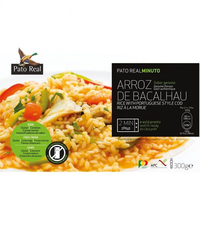 Pato Real Minuto Arroz Bacalao 300gr T