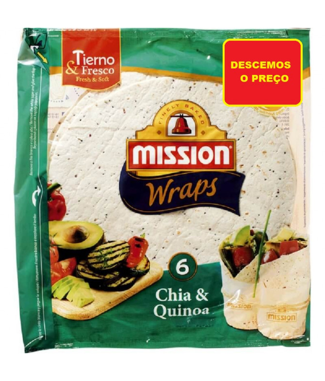 Mission Wrap Trigo Chia Quinoa 6un