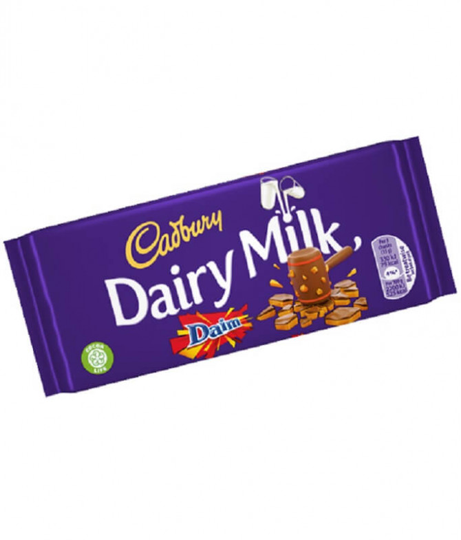 Cadbury Dairy Milk Daim 120gr