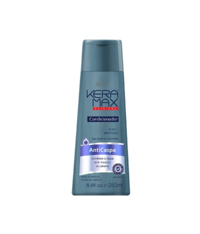 Amaciador Anticaspa TODOS TIPOS CABELO KeraMax Clinical 250ml