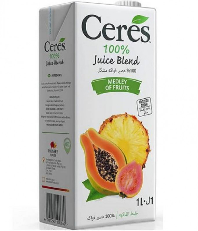Ceres 100% Sumo Fruta Medley 1L