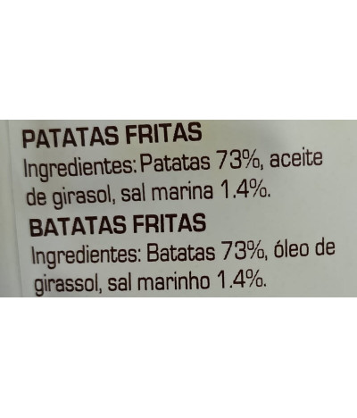 Roger's Patata Frita Sal Marina 150gr T