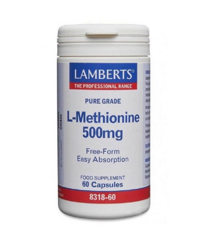 Lamberts L-Methionine 500mg 60un T