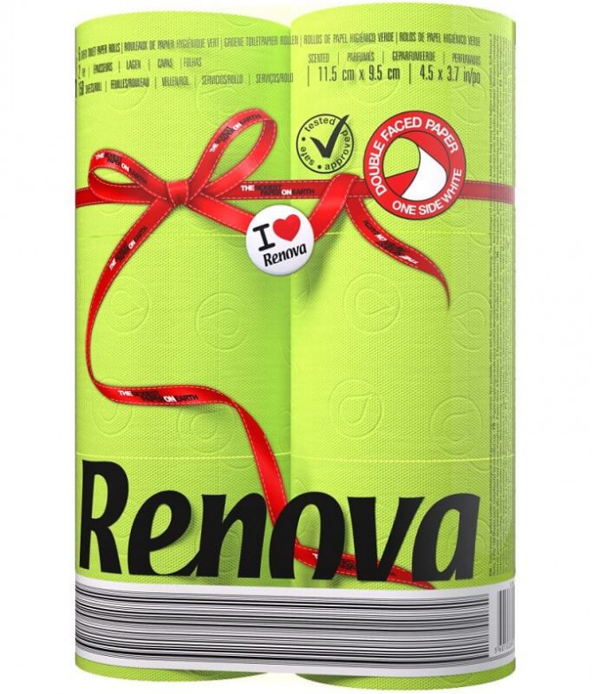 Renova Papel Higiénico Red Label VERDE 2C 6un T Renova Papel Higiénico Red Label VERDE 2C 6un T