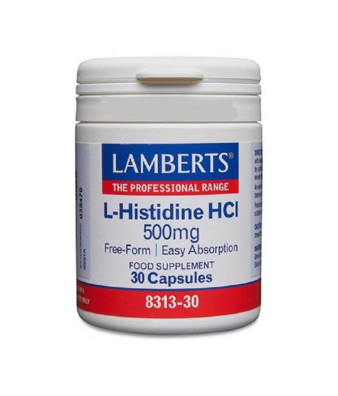 Lamberts L-Histidine HCI 500mg 30un
