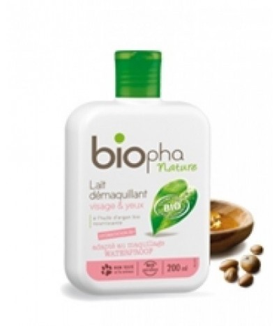 Biopha Leite Demaquilhante Hidratante Rosto Olhos BIO 200ml