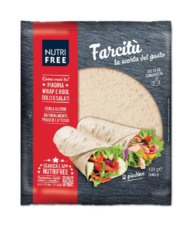 PACK 2 Nutrifree Wrap Piadina 120gr T