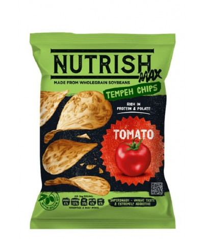 Nutrish Max Chips Tempeh Tomate 60gr