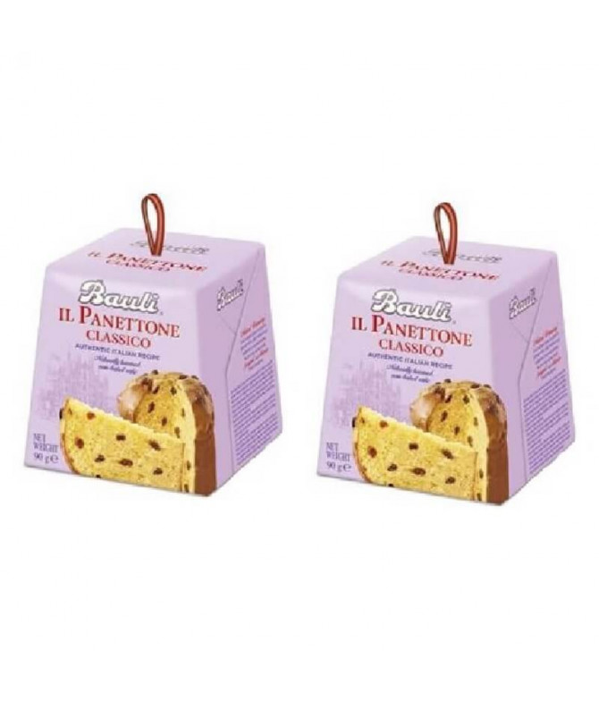 PACK 2 Bauli Panettone Clásico 90gr T PACK 2 Bauli Panettone Clásico 90gr T