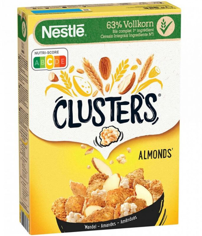 Nestlé Clusters Cereales Almendras 325gr t