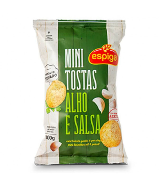 Espiga Mini Tosta Alho Salsa 100gr