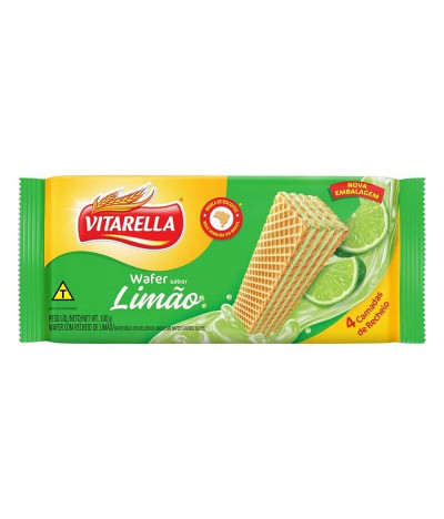 Vitarella Wafer Limão 100gr