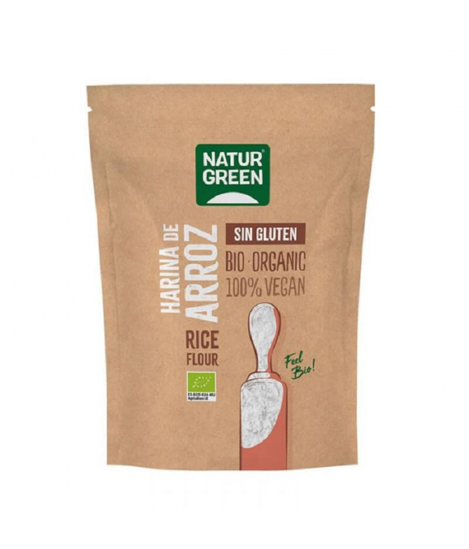 Naturgreen Farinha Arroz Sem Glúten BIO 500gr