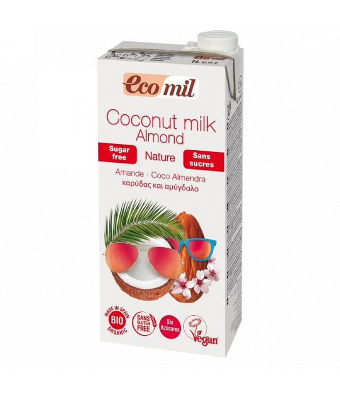 Ecomil Bebida Coco Almendra Nature 1L