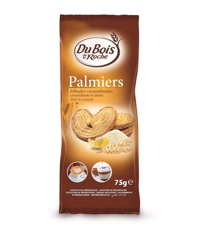 Du Bois Bolachas Palmiers Folhados Caramelizados 75gr Du Bois Bolachas Palmiers Folhados Caramelizados 75gr